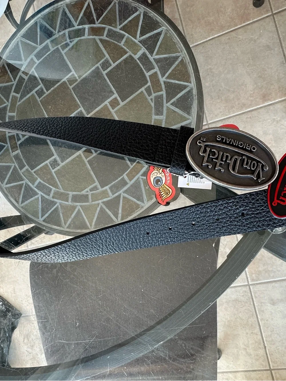 Von Dutch Originals Oversized Buckle Belt – Size 30 – Brand New With Tags